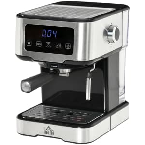 Homcom Espresso Machine 15-Bar Coffee Maker w/ Frother for $78