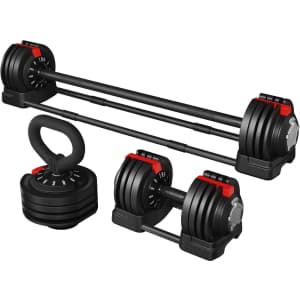 Yaheetech 52.5-lb. Adjustable Dumbbell Set for $141