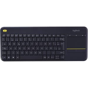 Logitech K400 Plus Wireless Touch Keyboard for $19