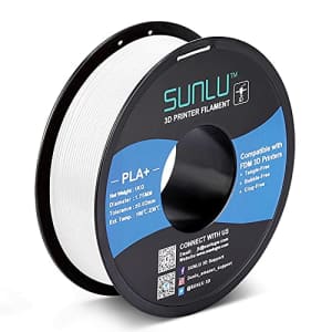 SUNLU 3D Printer Filament PLA Plus 1.75mm, SUNLU Neatly Wound PLA Filament 1.75mm PRO, PLA+ for $21