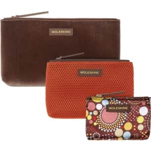 Moleskine ET22FLBK3P30 Women's 4-Piece Set, 13-Inch Laptop Storage, Textile Backpack, Brown for $48 Moleskine ET22FLBK3P30 Women's 4-Piece Set, 13-Inch Laptop Storage, Textile Backpack, Brown for $48