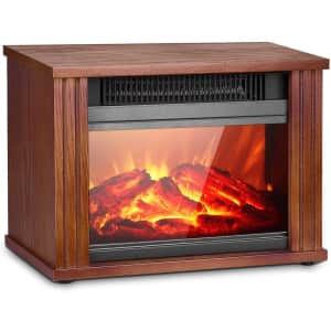 Air Choice 1,200W Infrared Electric Fireplace Heater for $100