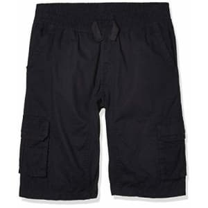 Southpole - Kids Boys' Big Belted Mini Canvas Cargo Shorts in, Navy 4, Small for $12