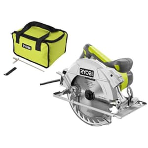 Ryobi 15 Amp 7-1/4 in. Corded Circular Saw with Laser Light and Tool Bag for $85