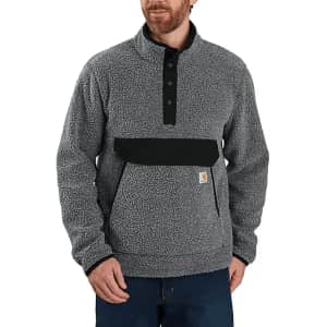Carhartt Men's Clearance. Shop a range of men's coats, T-shirts, hats, and gear, including the pictured Carhartt Men's Relaxed Fit Fleece Snap Front Jacket for $53.99.