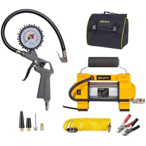 Sploty Tire Inflator with Pressure Gauge for $52 Sploty Tire Inflator with Pressure Gauge for $52