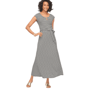 Talbots Women's Kalahari Stripe Cotton Maxi Dress for $48 in cart Talbots Women's Kalahari Stripe Cotton Maxi Dress for $48 in cart