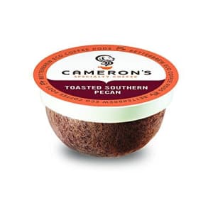 Cameron's Coffee Single Serve Pods, Flavored, Toasted Southern Pecan, 12 Count (Pack of 6) for $49