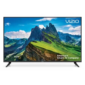 Vizio 50" 4K HDR Flat LED Ultra HD Smart Television for $208 Vizio 50" 4K HDR Flat LED Ultra HD Smart Television for $208