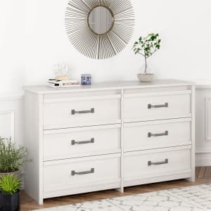 Better Homes and Gardens Rustic Ranch 6-Drawer Dresser for $168 Better Homes and Gardens Rustic Ranch 6-Drawer Dresser for $168