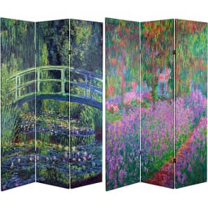 Oriental Furniture Monet Canvas Room Divider for $111 Oriental Furniture Monet Canvas Room Divider for $111
