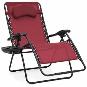 Best Choice Products Oversized Zero Gravity Chair, Folding Outdoor Patio Lounge Recliner w/Cup for $70 Best Choice Products Oversized Zero Gravity Chair, Folding Outdoor Patio Lounge Recliner w/Cup for $70