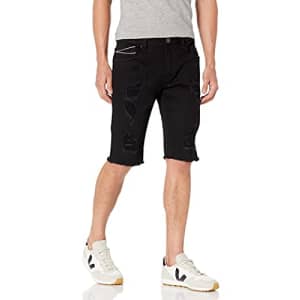 Cult of Individuality Men's Rocker Shorts, Black, 30 for $33