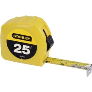 STANLEY 30-455 Tape Measure (25ft) for $18
