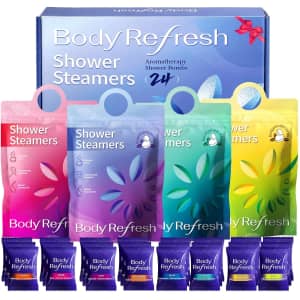 BodyRefresh Shower Steamers Aromatherapy 24-Pack for $8