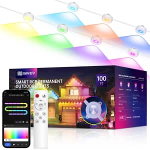 Smart Permanent Outdoor String Lights for $76 w/ Prime