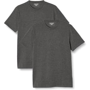 Amazon Essentials Men's Slim-Fit T-Shirt 2-Pack for $9