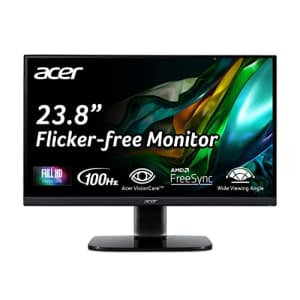 Acer KC242Y Hbi 23.8" Full HD (1920 x 1080) Zero-Frame Gaming Office Monitor | AMD FreeSync for $120