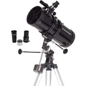 Celestron PowerSeeker 127EQ Reflector Telescope for $125 Celestron PowerSeeker 127EQ Reflector Telescope for $125