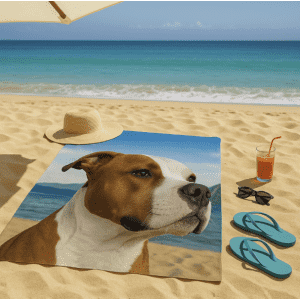 40" x 60" Custom Beach Towel for $27