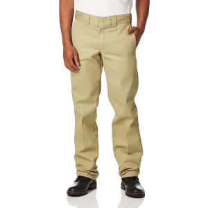 Dickies Men's Washed Work Utility Pants for $14