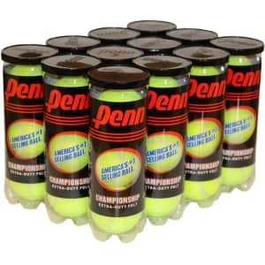 Penn Championship Extra Duty Tennis Ball 36-Pack for $30