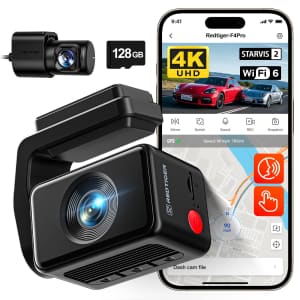 Redtiger F4 Pro 4K Front and Rear Dash Cam for $97 Redtiger F4 Pro 4K Front and Rear Dash Cam for $97