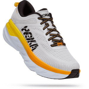 Hoka Men's Bondi 7 Road-Running Shoes. That's a $31 savings on this style that's hard to find in good stock elsewhere.