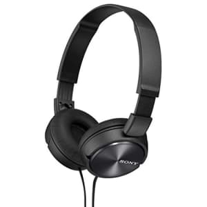 Sony Dynamic Closed-Type Headphones MDR-ZX310-B Black for $30