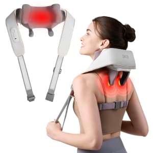 SKG H5 mini Deep Tissue Heated 6D Kneading Neck Massager for $30