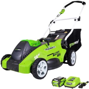 Greenworks 40V 16" Cordless Electric Lawn Mower for $320