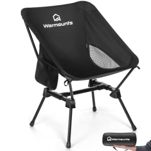 Warmounts Ultralight Camping Chair for $18