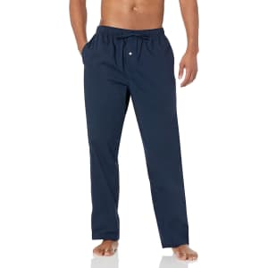 Amazon Essentials Men's Straight-Fit Woven Pajama Pants. That's $6 off and a very low price for pajama pants.