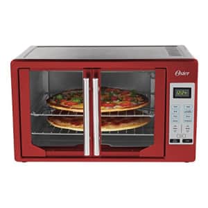 Oster French Door Toaster Oven, Extra Large, Red for $200 Oster French Door Toaster Oven, Extra Large, Red for $200