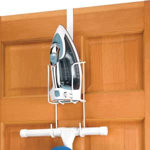 Whitmor Over-The-Door Wire Iron Caddy for $12