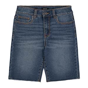 HUDSON Girls' Stretch Denim Bermuda Shorts, Dark Indigo/Skinny Fit, 16 for $21