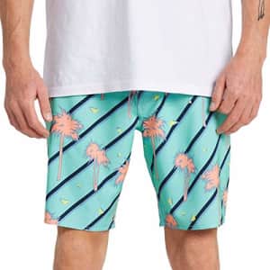 Billabong Men's 19 Inch Outseam Stretch Sundays Pro Boardshort, Sea Green, 38 for $17