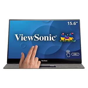 ViewSonic 15.6 Inch 1080p Portable Monitor with IPS Touchscreen, 2 Way Powered 60W USB C, Eye Care, for $190 ViewSonic 15.6 Inch 1080p Portable Monitor with IPS Touchscreen, 2 Way Powered 60W USB C, Eye Care, for $190