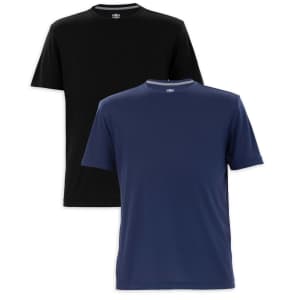 Athletic Works Men's Active Core T-Shirt 2-Pack (Size S) for $8