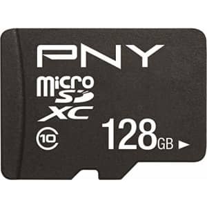 PNY Performance Plus microSDXC Card 128GB Class 10 for $61