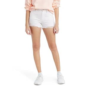 Levi's Women's High Rise Shorts, (New) Weathered White, 25 for $35