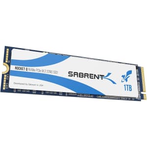Sabrent Rocket Q 1TB NVMe PCIe M.2 2280 Internal SSD for $85 Sabrent Rocket Q 1TB NVMe PCIe M.2 2280 Internal SSD for $85