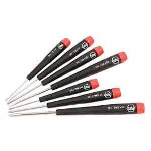Wiha Tools Wiha 26197 7 Piece Precision Slotted and Phillips Screwdriver Set for $27