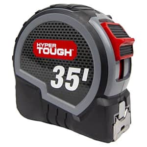 Hyper Tough 35-Foot Wide Blade Tape Measure | HIGH-Visibility Blade with Backside Printing | for $32