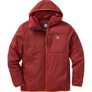 Duluth Trading Co. Men's AKHG Livengood Packable Insulated Hoodie Jacket for $57