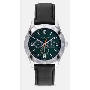 Coach Men's 42mm Casey Watch with Leather Band for $83