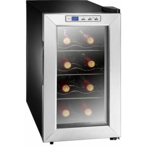 Insignia 8-Bottle Stainless Steel Wine Cooler for $108 Insignia 8-Bottle Stainless Steel Wine Cooler for $108