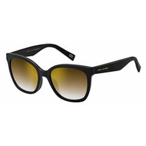Marc Jacobs Women's MARC309/S Square Sunglasses, Black, 54 mm for $160