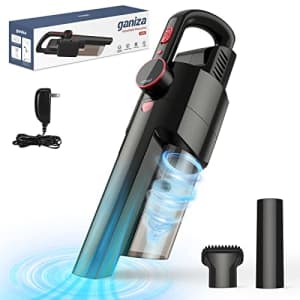 Ganiza Handheld Vacuum Cordless Car Vacuum, H20 Lightweight Rechargeable Hand Vacuum with Strong for $40
