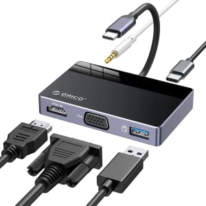 Orico 5-in-1 USB-C Hub for $12